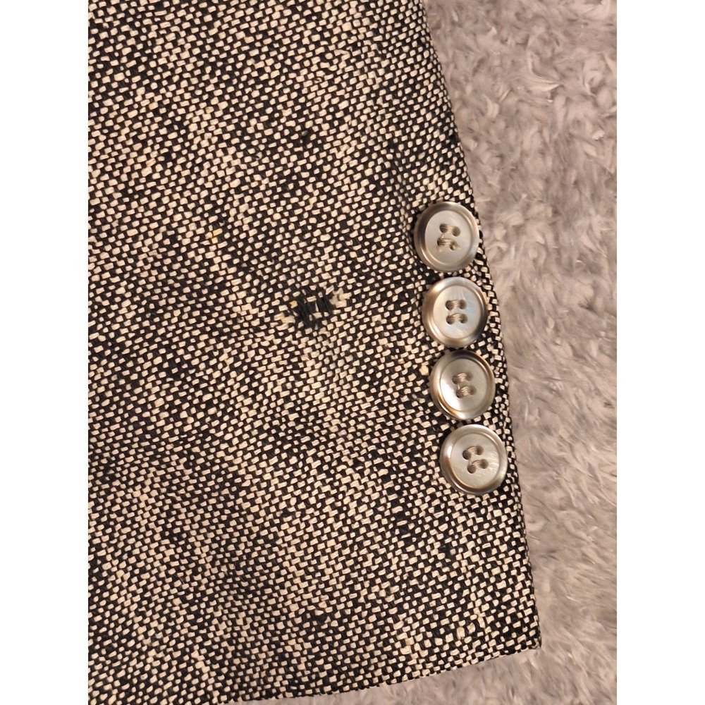 Arnold Palmer Executive Collection Mens Gray Natural Silk Blazer Sport Coat 46" - Picture 8 of 13